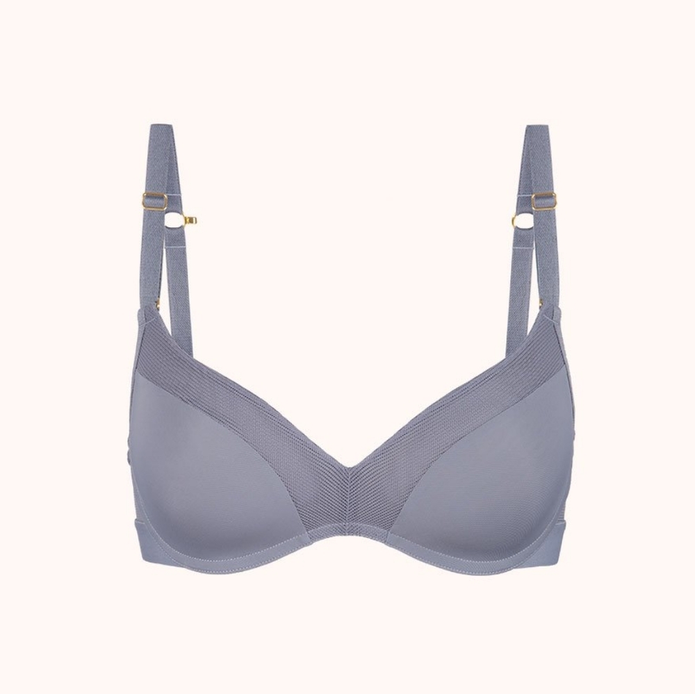 Lively No-Wire Push-Up 34A Smoke NWT